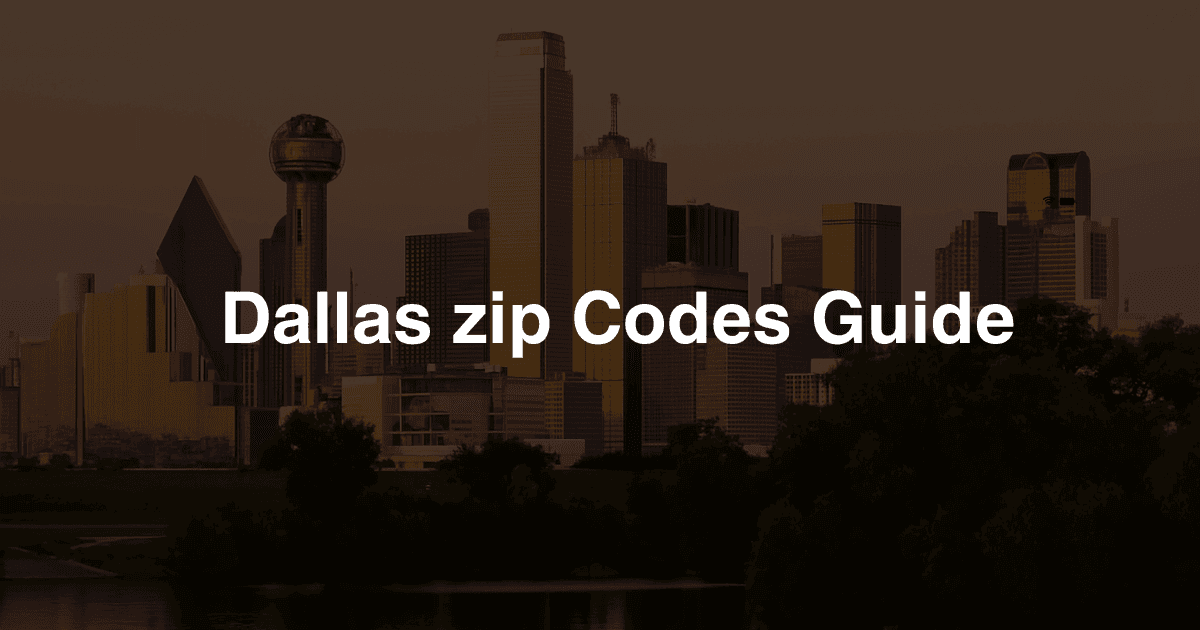 Dallas Zip Codes Guide: Navigating DFW Neighborhoods