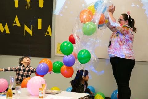 Noon Year's Eve at Dallas Public Library