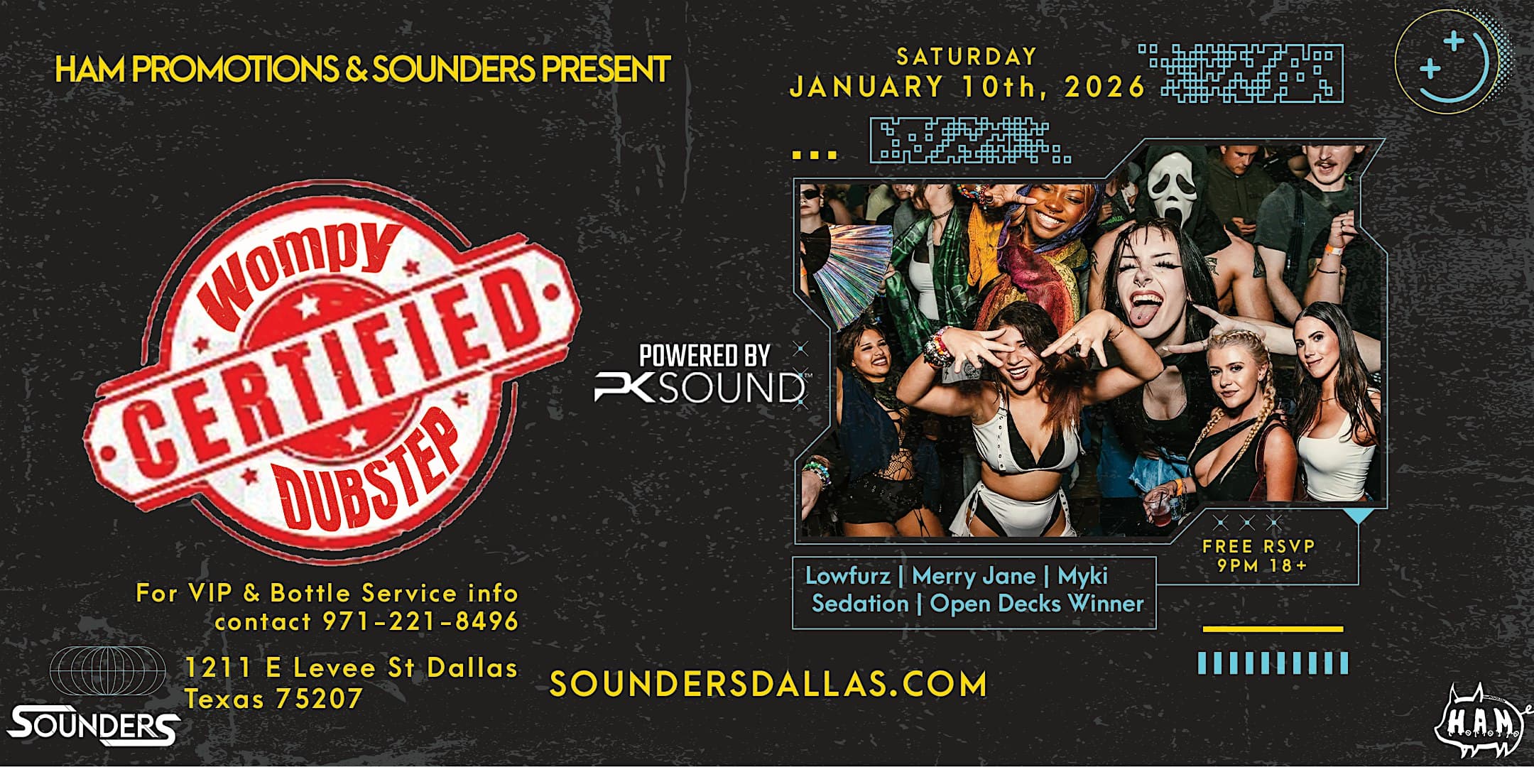 Certified Dubstep 1/10 Dallas, Tx at Sounders