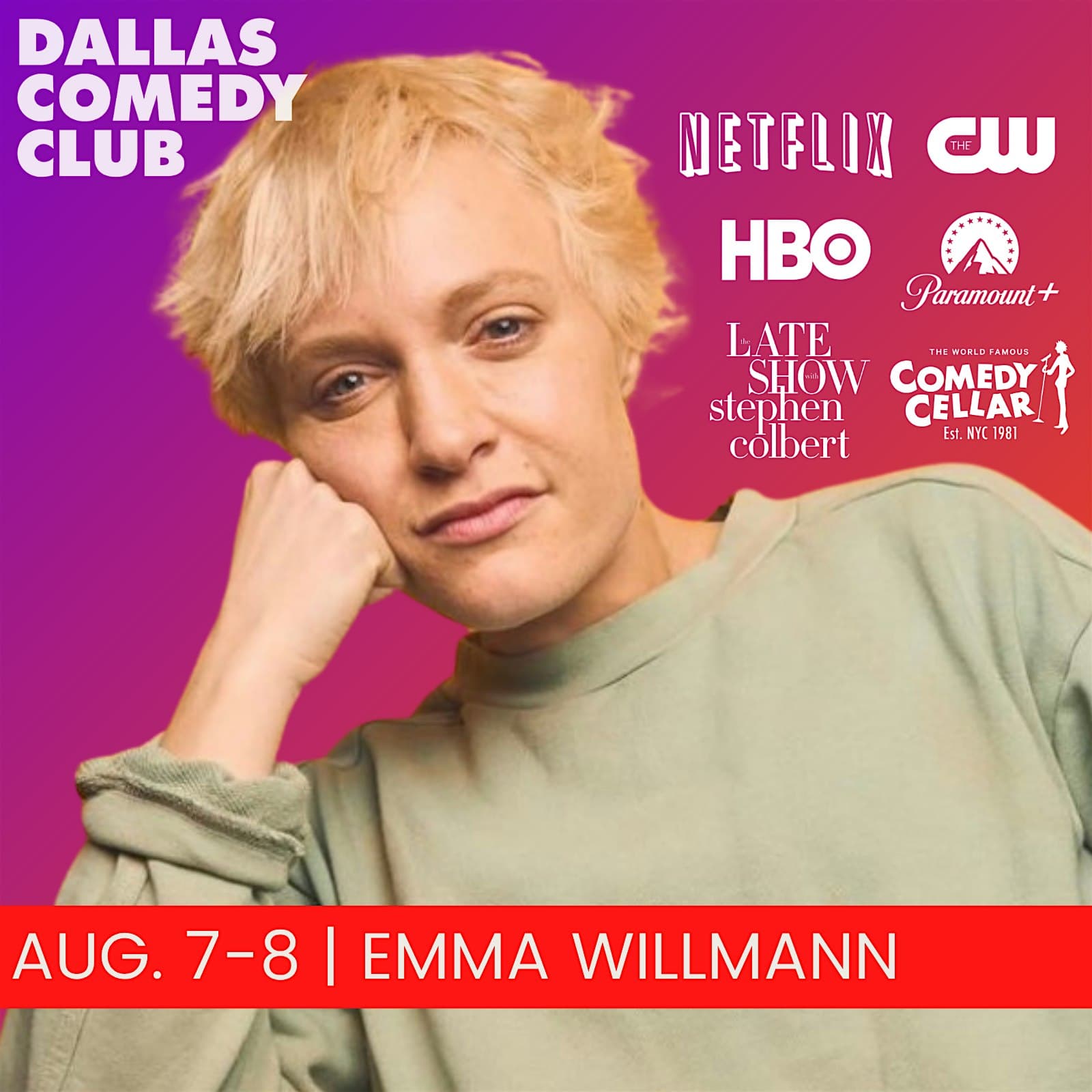 Dallas Comedy Club Presents: EMMA WILLMANN at Dallas Comedy Club